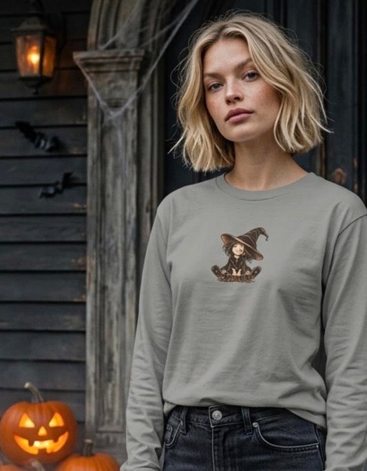 A Little Witchy | Heavy Long Sleeved Comfort Colors® Tee