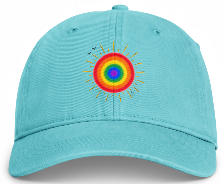 Rainbow Sun | Coastal Washed Cap