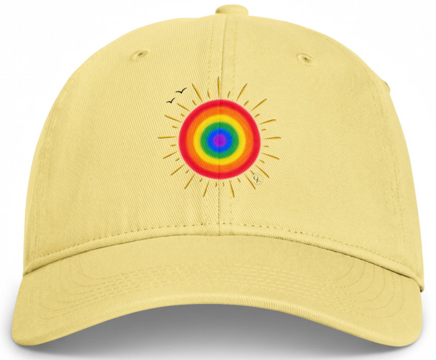 Rainbow Sun | Coastal Washed Cap