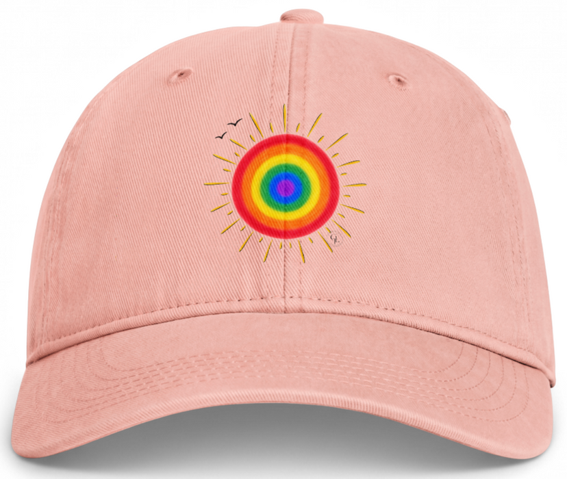 Rainbow Sun | Coastal Washed Cap