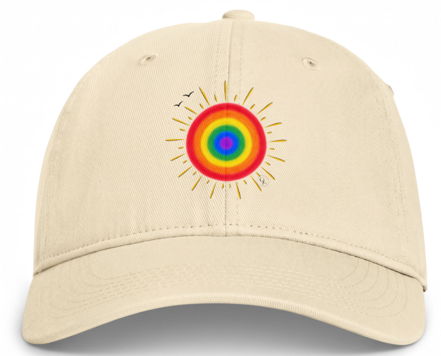 Rainbow Sun | Coastal Washed Cap