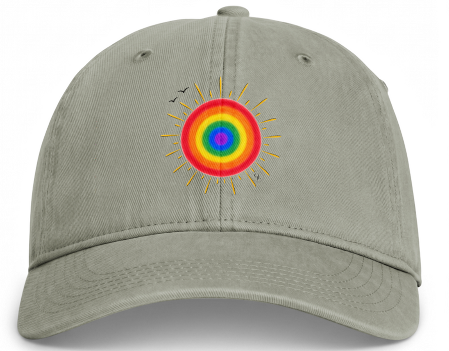 Rainbow Sun | Coastal Washed Cap