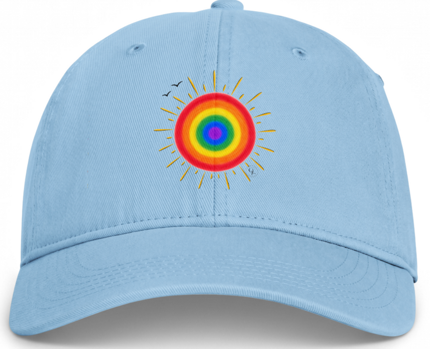 Rainbow Sun | Coastal Washed Cap