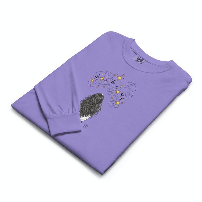 U R Here Graphic Sweatshirt | Comfort Colors® Heavyweight Cotton Tee