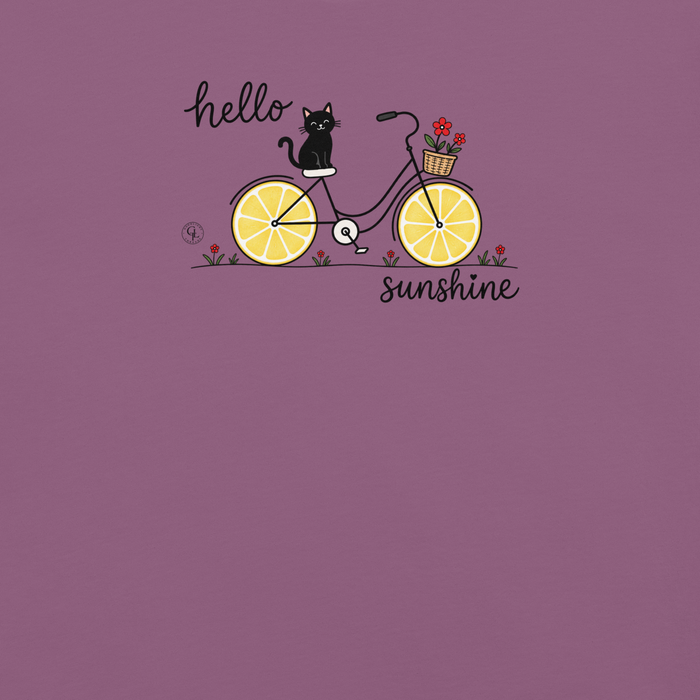 Hello Sunshine Graphic T-Shirt | Comfort Colors® Heavyweight Cotton Tee
