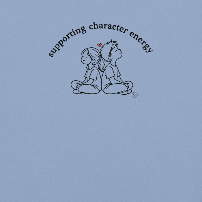 Supporting Character Energy Graphic T-Shirt | Comfort Colors® Heavyweight Cotton Tee